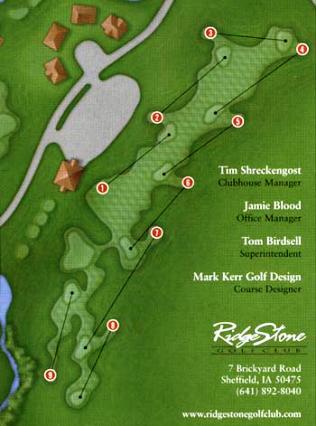 Ridge Stone Golf Club, Par 3, CLOSED 2012,Sheffield, Iowa,  - Golf Course Photo