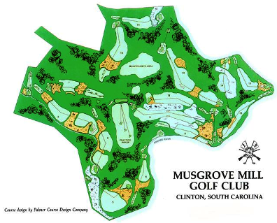 Golf Course Photo, Musgrove Mill Golf Club, Clinton, South Carolina, 29325