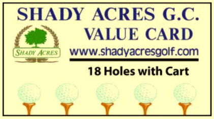 Shady Acres Golf Course,Mccomb, Ohio,  - Golf Course Photo