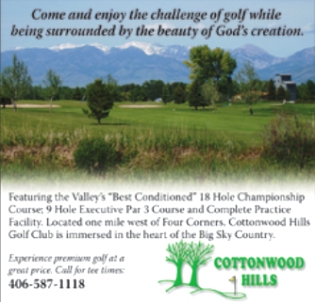 Golf Course Photo, Cottonwood Hills Golf Course, Par-3 Course, Bozeman, 59718 