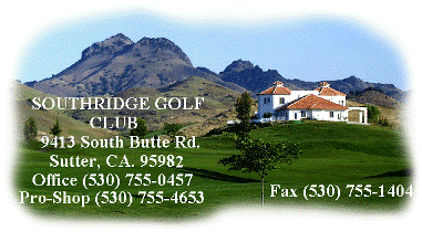 Golf Course Photo, Southridge Golf Course, CLOSED 2010, Sutter, 95982 