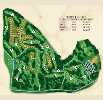 Grandover Resort -West,Greensboro, North Carolina,  - Golf Course Photo