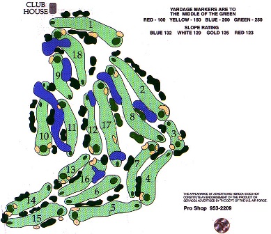 Cypress Tree Golf Course, University Course,Maxwell AFB, Alabama,  - Golf Course Photo