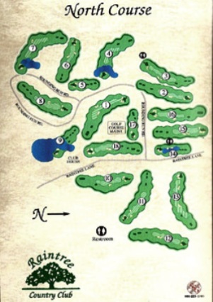 Raintree Country Club -North,Charlotte, North Carolina,  - Golf Course Photo