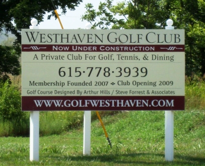 Golf Course Photo, Westhaven Golf Club, Franklin, 37064 