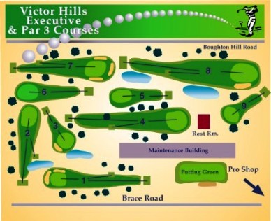 Victor Hills Golf Club -The Executive,Victor, New York,  - Golf Course Photo