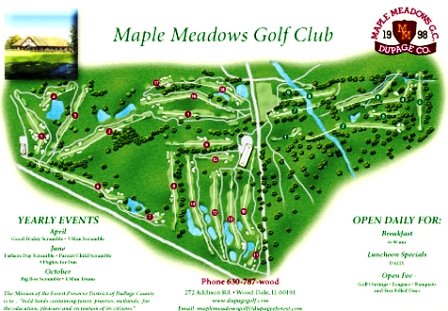 Maple Meadows Golf Course, Nine Hole,Wood Dale, Illinois,  - Golf Course Photo