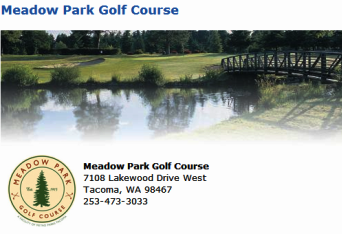 Meadow Park Golf Course, Meadow Park,Tacoma, Washington,  - Golf Course Photo