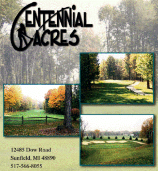 Centennial Acres,Sunfield, Michigan,  - Golf Course Photo