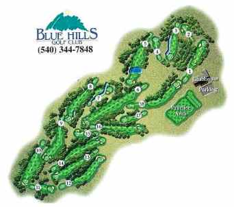 Blue Hills Golf Course,Roanoke, Virginia,  - Golf Course Photo