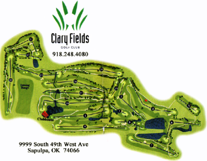 Golf Course Photo, Clary Fields Golf Course, CLOSED 2015, Sapulpa, 74066 