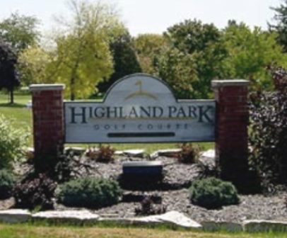 Golf Course Photo, Highland Park Golf Course, Bloomington, 61701 