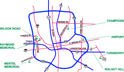 Raymond Memorial Golf Course,Columbus, Ohio,  - Golf Course Photo