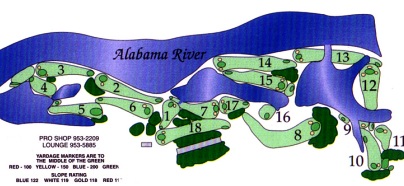 Cypress Tree Golf Course, River Course, CLOSED 2015, Maxwell AFB, Alabama, 36112 - Golf Course Photo