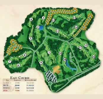 Grandover Resort -East,Greensboro, North Carolina,  - Golf Course Photo