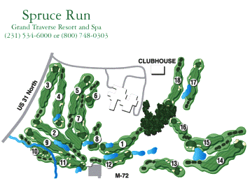 Grand Traverse Resort - Spruce Run Golf Course,Acme, Michigan,  - Golf Course Photo