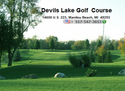 Golf Course Photo, Devils Lake Golf Course, Manitou Beach, 49253 