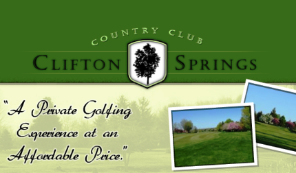 Golf Course Photo, Clifton Springs Country Club, Clifton Springs, 14432 