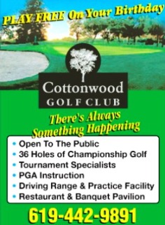 Cottonwood At Rancho San Diego, Monte Vista,El Cajon, California,  - Golf Course Photo