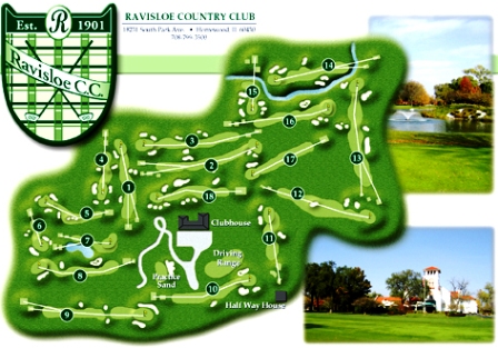 Golf Course Photo, Ravisloe Country Club, Homewood, 60430 