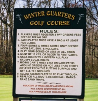 Winter Quarters Municipal Golf Course,Pocomoke City, Maryland,  - Golf Course Photo