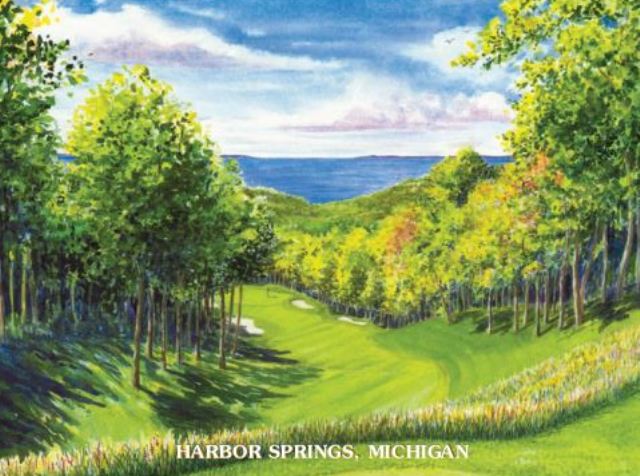 Golf Course Photo, Birchwood Farms Golf & Country Club - Farms-Birches-Woods, Harbor Springs, Michigan, 49740