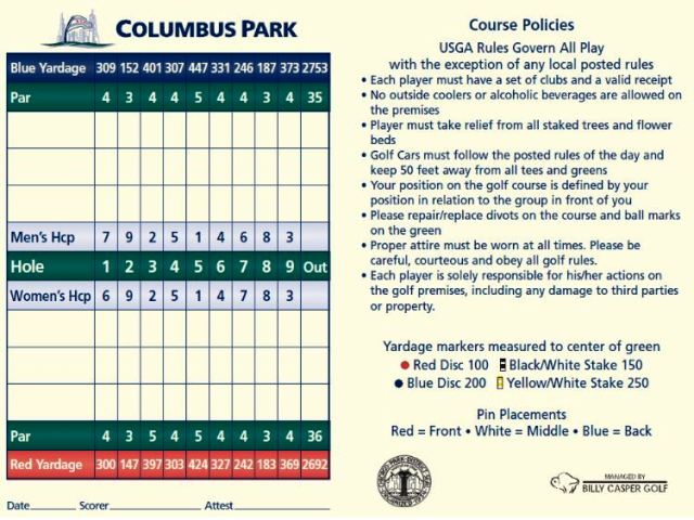 Columbus Park Golf Course