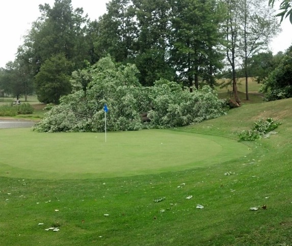 Golf Course Photo, Crooked Creek Golf Course, CLOSED 2013, Belmont, Ohio, 43718