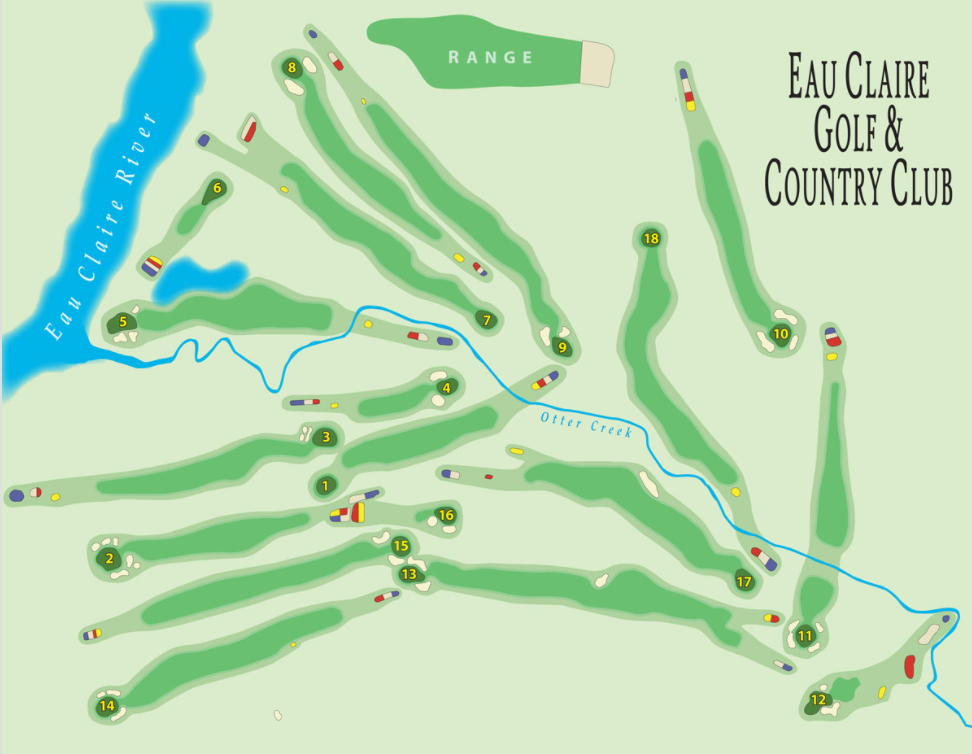 Eau Claire Golf & Country Club,Eau Claire, Wisconsin,  - Golf Course Photo