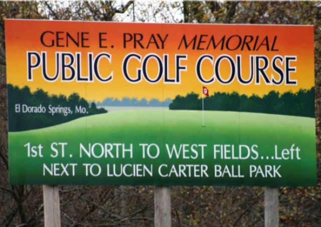 Golf Course Photo, Gene Pray Memorial Golf Course, El Dorado Springs, 64744 