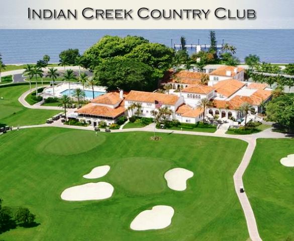 Indian Creek Country Club, Miami Beach, Florida,  - Golf Course Photo