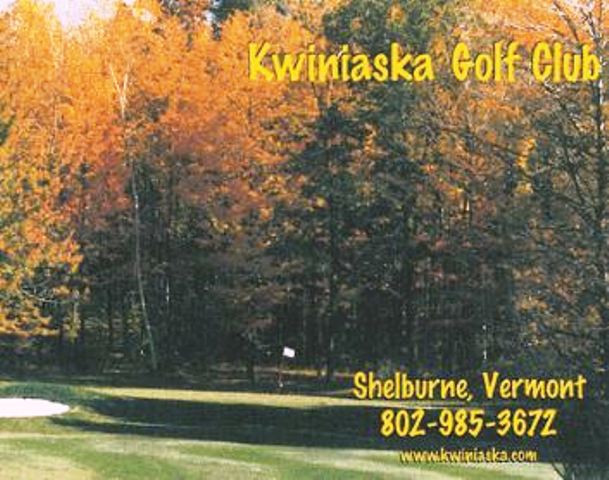 Golf Course Photo, Kwiniaska Golf Club, Shelburne, 05482 