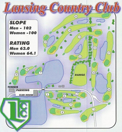 Lansing Country Club, Lansing, Illinois,  - Golf Course Photo