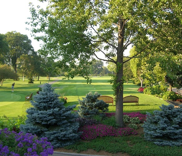 Golf Course Photo, Lochmoor Country Club, Grosse Pointe Woods, Michigan, 48236