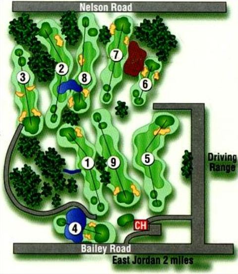 Mallard Golf Club, East Jordan, Michigan,  - Golf Course Photo