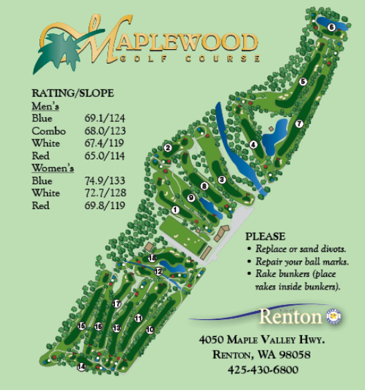 Maplewood Golf Course, Renton, Washington, 98058 - Golf Course Photo