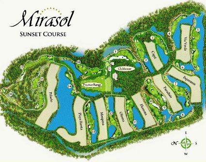 Country Club of Mirasol, Sunset Course,Palm Beach Gardens, Florida,  - Golf Course Photo