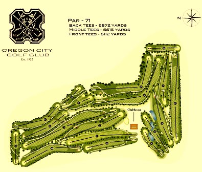 Oregon City Golf Club | Oregon City Golf Course, Oregon City, Oregon, 97045 - Golf Course Photo