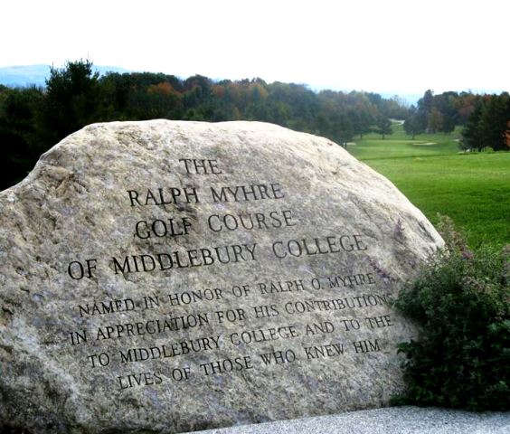 Ralph Myhre Golf Course,Middlebury, Vermont,  - Golf Course Photo