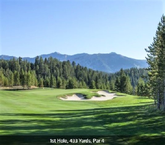 Golf Course Photo, Spanish Peaks Golf Course, Big Sky, 59716 