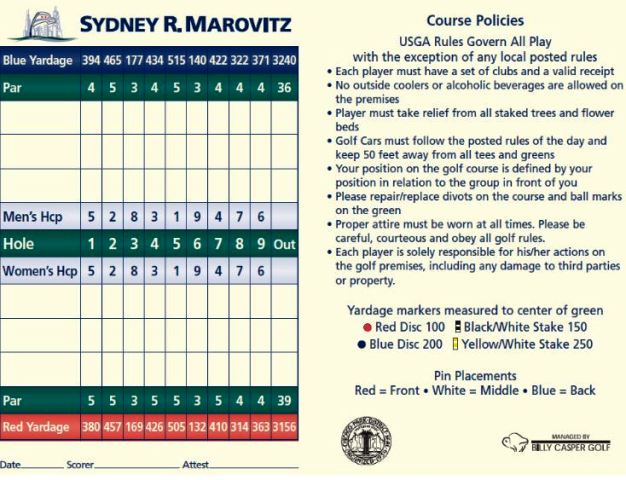 Sydney R. Marovitz Golf Course