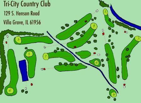 Tri-City Country Club, Villa Grove, Illinois, 61956 - Golf Course Photo