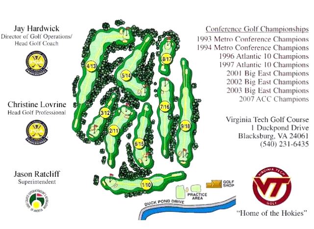 Virginia Tech Golf Course,Blacksburg, Virginia,  - Golf Course Photo