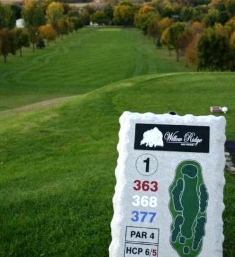 Golf Course Photo, Willow Ridge Golf Course, Fort Dodge, Iowa, 50501