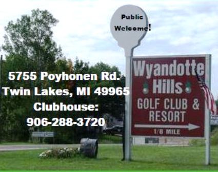 Golf Course Photo, Wyandotte Hills Golf Club, Toivola, 49965 